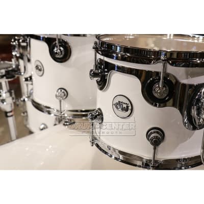 DW Design 5pc Drum Set w/22bd Gloss White image 2
