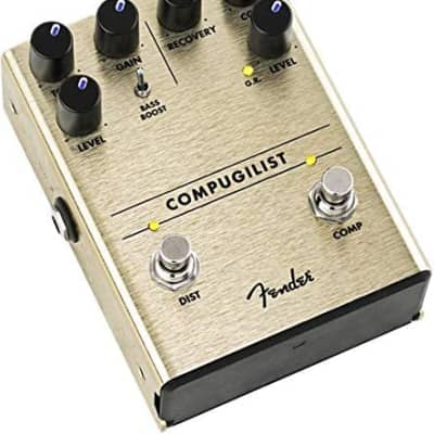 Fender Compugilist Compressor/Distortion Analog Guitar Effects Stomp Box Pedal image 2