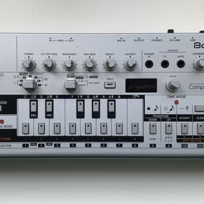 Roland TB-03 Boutique Series Synthesizer Module Bass Line Synthesizer 2016 - Present - Silver