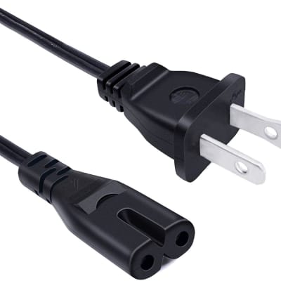 IEC C7 2 Prong Power Cord 8ft Replacement AC Cable for Nord C1 C2 Combo Organ Piano 88, Stage 3 88 Stage Keyboard,Electro 3 61 Keyboard,Electro Stage EX C2 Wave Stage Combo Organ Rack