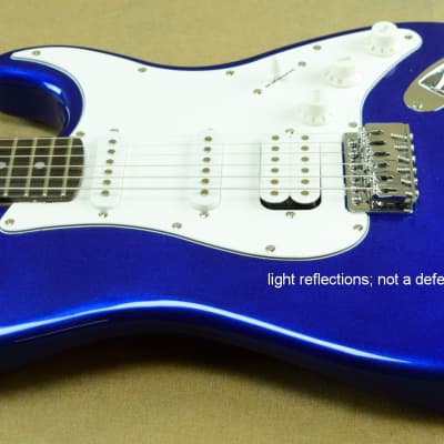 Giannini G-101 Electric Guitar, Metallic Blue Finish image 4