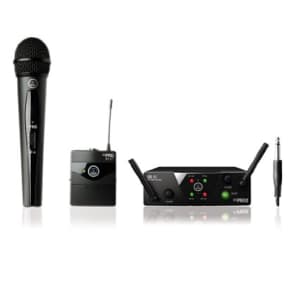 AKG WMS40 Mini Dual Vocal Handheld/Instrument Wireless Microphone System image 1
