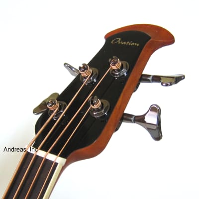 Ovation 4-String Acoustic Electric Bass Guitar Celebrity Mid-Depth Body image 8