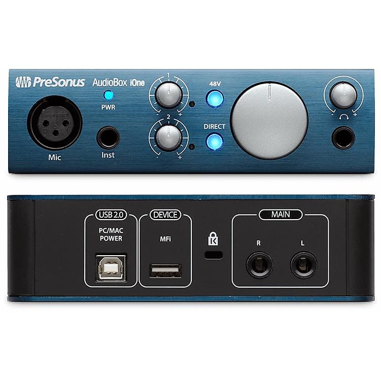 PreSonus® AudioBox® iOne USB Recording Interface image 1