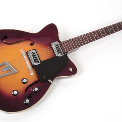1962 Martin  F-65 Electric Guitar - Shaded Sunburst - DeArmond Pickups - Original Case image 19