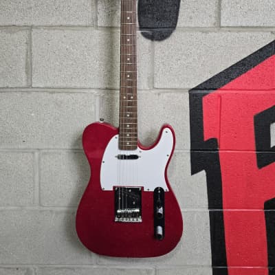 Squier FSR Bullet Competition Mustang HH Yellow w/Black | Reverb