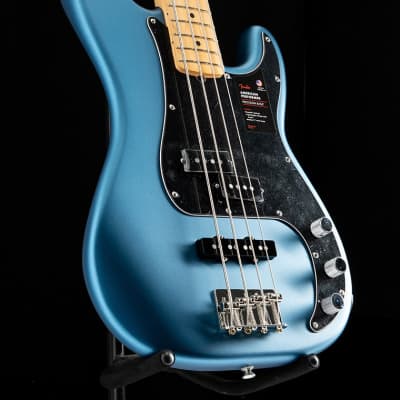 Fender American Performer Precision Bass Satin Lake Placid Blue image 5