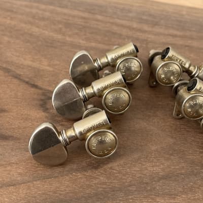 Grover Vintage Rotomatic Tuner Set 'Milk Bottle' - Nickel image 2