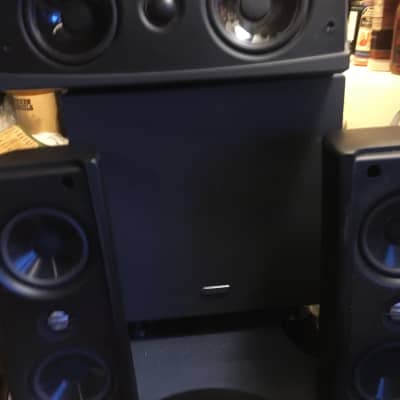 Cambridge Soundworks  Front/Center Channel Speakers  and Powered Subwoofer image 1
