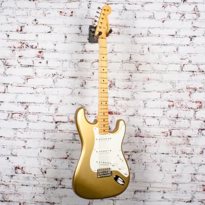 Fender - 2018 American Original 50's Stratocaster Electric Guitar, Aztec Gold - w/OHSC - x3597 - USED image 4