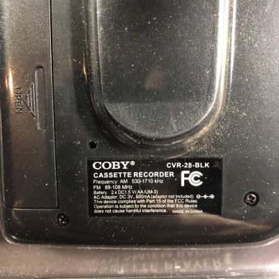 Vintage Tech: Coby CVR-28-BLK 90s Walkman Cassette Player Sealed in Blista! image 4