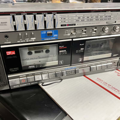 Panasonic RX CW50 1980 - Vintage Boombox Am / Fm Dual Cassette