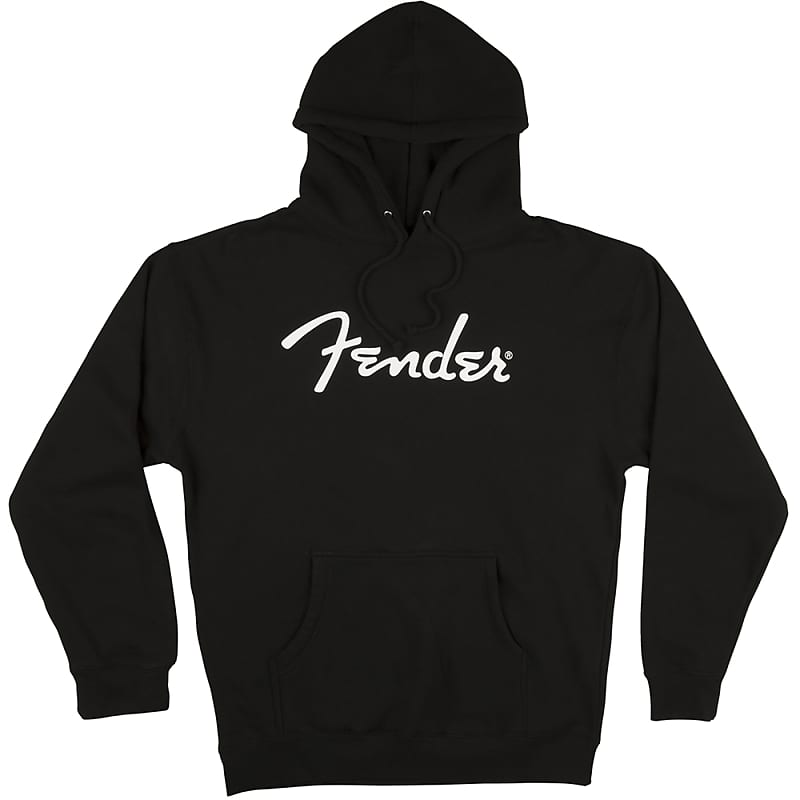 Fender Spaghetti Logo Hoodie, Large (L) Sweatshirt Apparel Clothing image 1