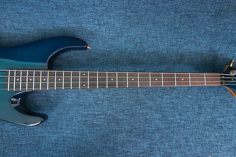 Aria pro II MAB-36 Magna Bass Late 90-s See-through Blue