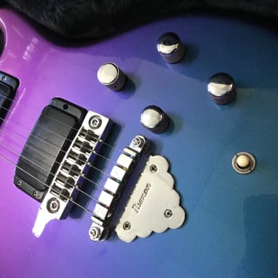 Ibanez Musician MC-100 custom 1977 Metallic custom nascar blue / purple expensive paint made in Japan in very good- excellent condition with hard case image 8