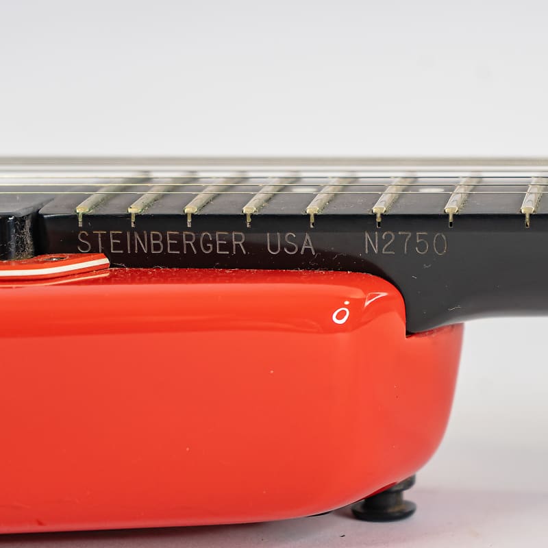 1985 Steinberger P Series Guitar Red w/ EMG Pickups and