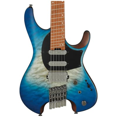 Ibanez QX54QM Electric Guitar (with Gig Bag), Blue Sphere Burst Flat image 1