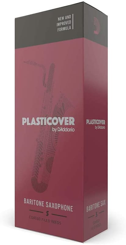 Rico RRP05BSX350 Plasticover Baritone Saxophone Reeds - Strength 3.5 (5-Pack) image 1