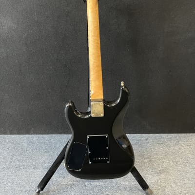 Lasido ? Parts Super Strat Guitar 1980's Made in Canada Gotoh Floyd Black image 10