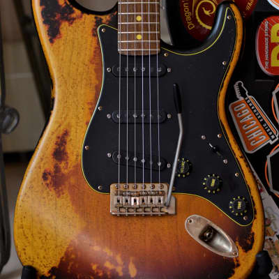 American Fender Stratocaster Sunburst Heavy Relic CS Texas Specials image 1