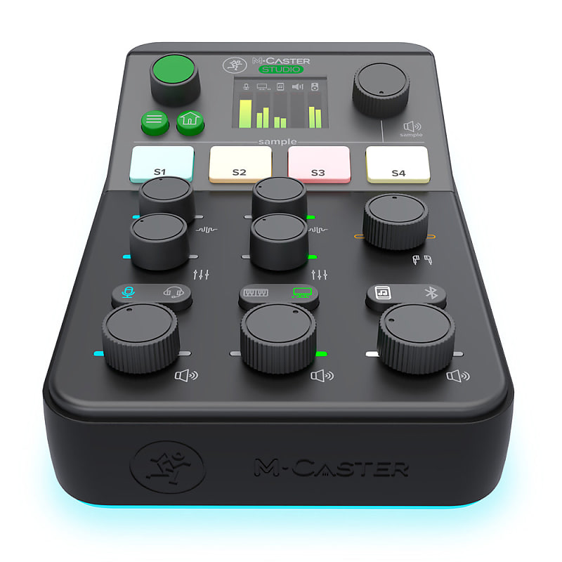 Mackie M-Caster Studio Desktop Live Streaming Mixer - Black | Reverb