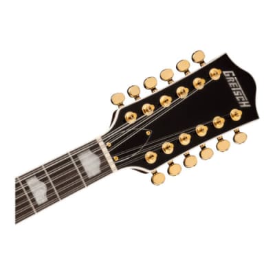 Gretsch G5422G-12 Electromatic Classic Hollow Body Double-Cut 12-String Guitar with Gold Hardware and Laurel Fingerboard (Right-Handed, Walnut Stain) image 6