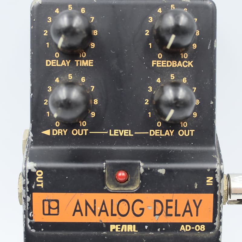 Pearl AD-08 Analog Delay Made in Japan Guitar Effect Pedal 801333 
