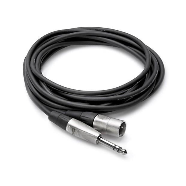 Hosa HSX-050 REAN 1/4" TRS to XLR3M Pro Balanced Interconnect Cable - 50' image 1