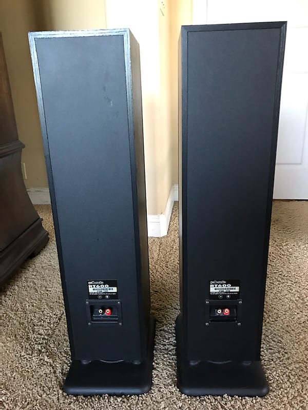 Polk Audio RT600 Tower Speakers - 8 ohms 150W - Nice for Medium Sized Room