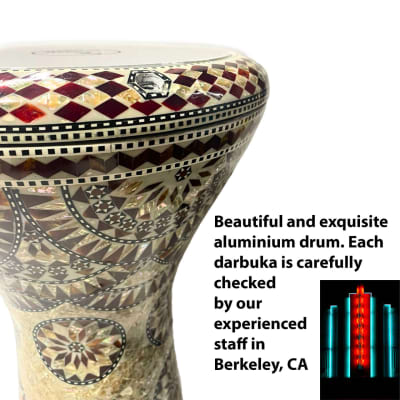 Masterwork Egyptian Copper Darbuka Doumbek Drum *Free Bag