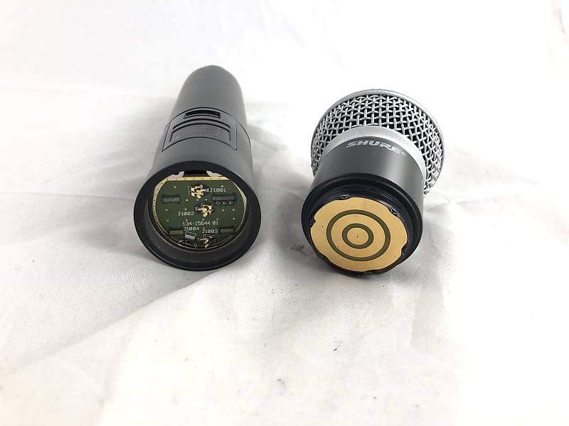 Shure QLXD J50 572-636 MHz wireless handheld microphone SM58