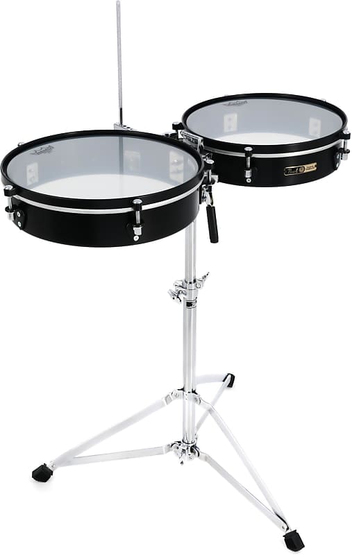 Pearl Travel Timbales - 14- and 15-inch - With Stand image 1