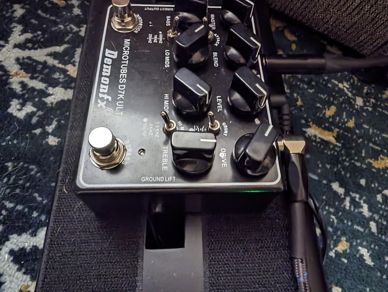 ベース DemonFX Microtubes D7K ULTRA Microtubes D7K Ultra V2 Bass Preamp Pedal -Demonfx D7K ULTRA