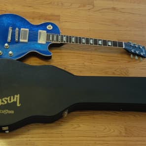 Gibson Custom Shop 2008 Les Paul, Blue Sparkle Finish image 4
