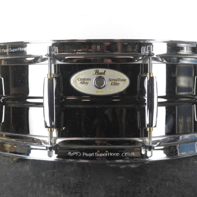 Pearl Sensitone Heritage Brass Alloy Snare Drum - 5 x 14-inch - Black Nickel