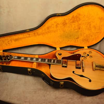 Vintage 1969 Gibson L-5CES - "Two Tone" - Rare Blonde with Dark Back and Sides" WIDE NUT L-5CESN L-5 L-5C image 2