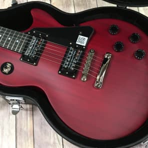 Epiphone les paul shop studio worn cherry