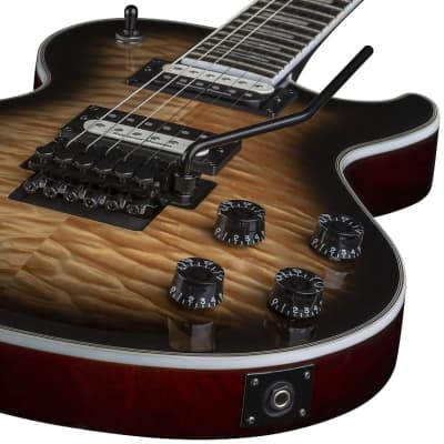 Dean Thoroughbred Select Floyd Quilted Maple, Natural Black Burst, Demo Video! image 20