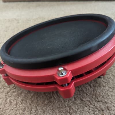 Alesis Nitro SE DM7X 8" Snare Drum Pad Dual Zone Red Mesh Head image 4