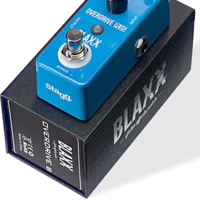 BLAXX BX-DRIVE B Overdrive B Blue Effects Pedal for sale