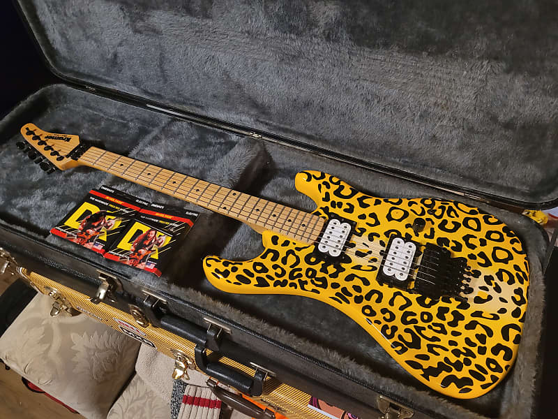 Kramer Pacer Vintage Steel Panther Satchel Signature Yellow Reverb