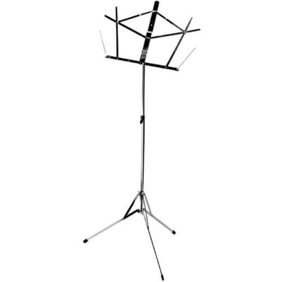 On-Stage Stands Compact Sheet Music Stand Black image 3