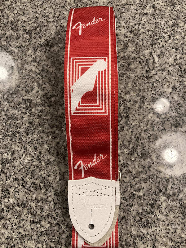 Fender Guitar Strap Red Reverb