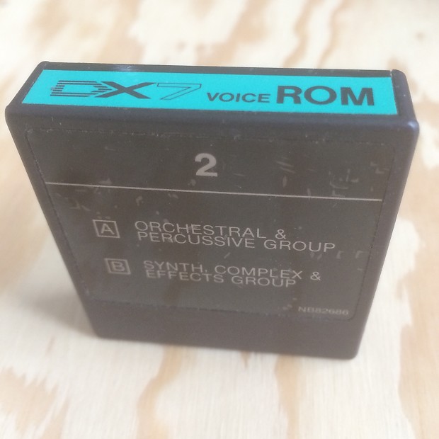Yamaha DX7 Voice Rom 2 - ROM Cartridge for DX7 synthesizer   image 1