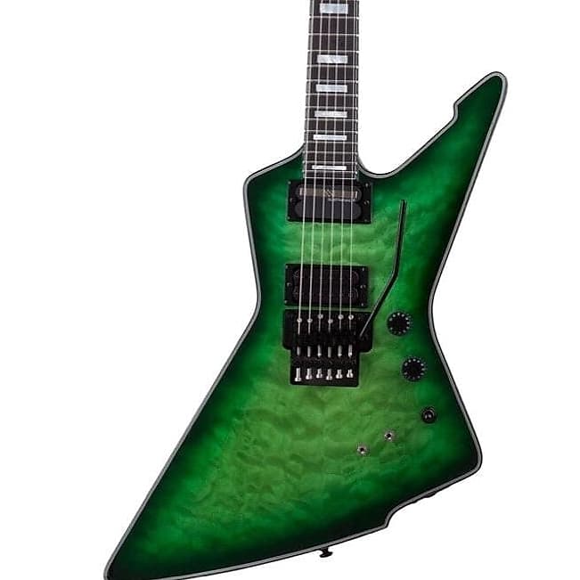 Schecter E-1 FR S Special Edition Electric Guitar - Green Burst image 1