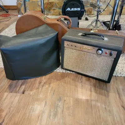 1960s National Valco 1210 All Tube Guitar Amplifier Vintage Excellent Condition W/Cover image 2