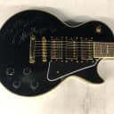 Epiphone Les Paul Custom Black Beauty 3 Pickup Autographed Signed by Peter Frampton