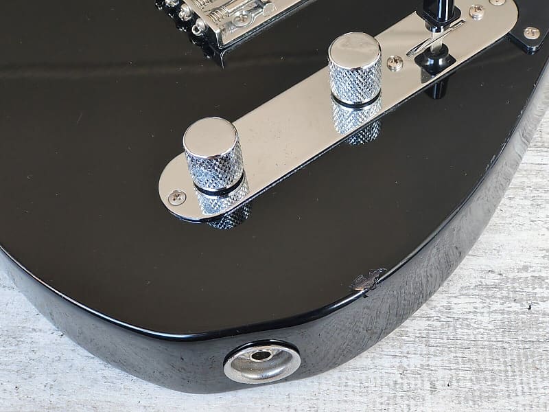 1991 Squier Japan Silver Series Telecaster Standard (Black) | Reverb