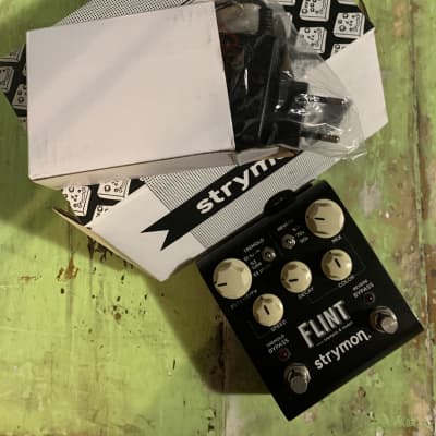 Strymon Flint Reverb and Tremolo V1 2010s - Black with Black Knobs image 2