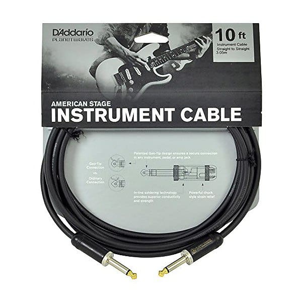 D'Addario Planet Waves American Stage 10' Instrument Cable image 1